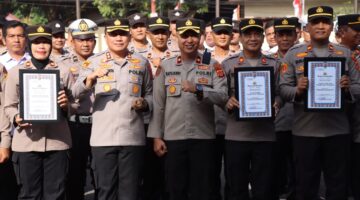 Kapolres Aceh Tenggara Beri Penghargaan Tiga Kapolsek Terbaik, Kebersihan Mako Jadi Perhatian