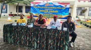 Donor Darah Dalam Rangka Menyambut Hut Korps Brimob Polri Ke-81